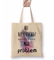 No Boyfriend No problem Single Bez Çanta Uzun Saplı