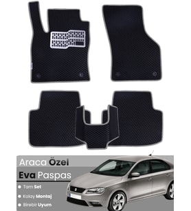 SEAT TOLEDO (2012-2019) Uyumlu EVA Paspas Tam Set–Oto Paspas,Araca Özel,Kolay Montaj