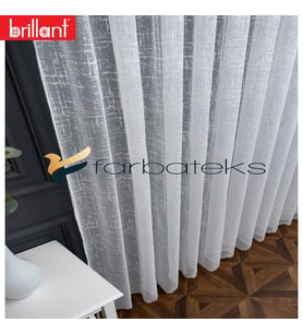 2Kat Pileli Brillant  Kaytonik Tasarım Yeni Modern Tasarım Tül Perde
