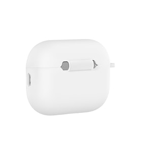 Apple Airpods Pro 3 Uyumlu Zore Standart Silikon Kılıf (Krem)