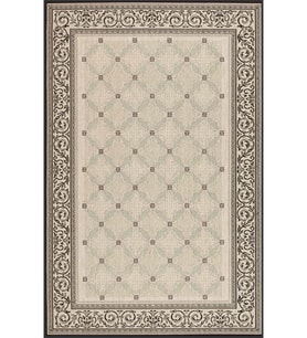 Eliana Home Baskılı, Yıkanabilir Kaymaz Taban Salon Halısı LNA1715 100x150 cm (Bej)