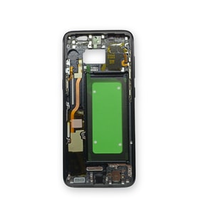 Samsung G950 Kasa Samsung Galaxy S8 Uyumlu SM-G950F Siyah Renk Orta Kasa Çıtalı on off Ses tuş bordu Üzerinde