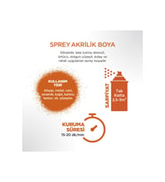Polisan Sprey Turuncu 400ml Ral-2004