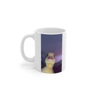 Beyaz Weird Duck Baskılı Kupa Bardak