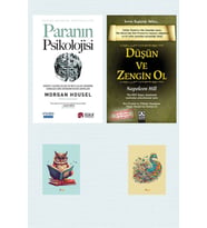 Paranın Psikolojisi - Morgan Housel - Düşün Ve Zengin Ol - Napoleon Hill - Not Defterli Seti