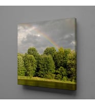 ORMAN VE DENİZ KANVAS TABLO 150x150cm