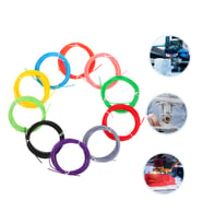 10 renk 40 metre (10 x 4 metre) PLA Filament