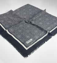 Emprime Koton Eşarp -6295 (Siyah-Krem)