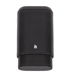 Zippo Signature Solid Deri Puro Kılıfı Seyahat Humidoru - Siyah