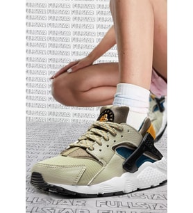Nike Air Huarache Run Womens Sneaker Kadın Günlük Spor Ayakkabı Ekru