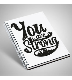 You Are Strong Motto Defter