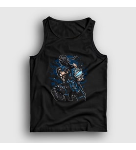 Presmono Unisex Siyah Sub Zero V4 Mortal Kombat Atlet 147983tt
