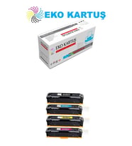 Eko Kartuş Hp Color Laserjet Pro M255NW 207X(W2210) Set Chipsiz Muadil Toner (Siyah)