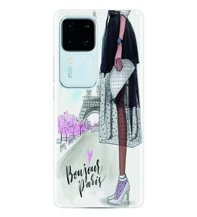 Vivo V30 Kılıf Desenli Silikon Bonjour Paris 1419