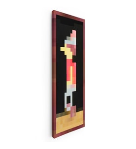 Dikey Kanvas Tablo Panoramik Graham Piksel Minecraft Tablosu Ev Ofis Salon Duvar Dekoru