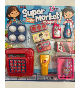 Süpermarket Alışveriş Seti Oyuncak 15 Parçalı