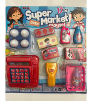 Süpermarket Alışveriş Seti Oyuncak 15 Parçalı