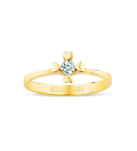 Bella Gloria 0,14ct Tektaş Pırlanta Yüzük (SL8A001)