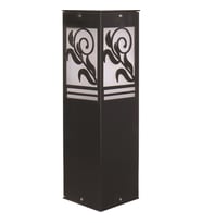 AVONNI BSU-68144-BSY-M1-K Siyah Boyalı Dış Mekan Aydınlatma E27 Aluminyum Akrilik Cam 12cm