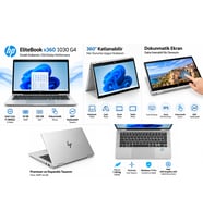 HP EliteBook x360 1030 G4 Intel i7-8565U 16 RAM 256 SSD 13.3" Dokunmatik 360° Katlanabilir Notebook - Outlet