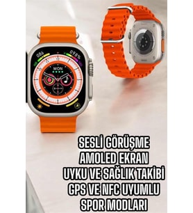 Northcity Yeni Nesil Akıllı Saat - Nabız Ölçer, Uyku Takibi, Kalori ve NFC Özelliği