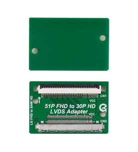 Lcd Panel Flexi Repair 51p Fhd To 30p Hd Lvds Lvds To Fpc Lg In Samsung Out QK0806B