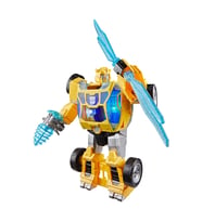 Transformers Cyberworld Bumblebee Power Spark 28 cm Boyutunda, Sesli ve Işıklı, 4 Adımda Dönüşebilen