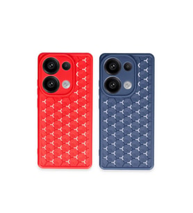 Xiaomi Redmi Note 13 Pro 5g Kılıf Petek Silikon Kapak - Siyah