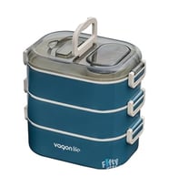 1450 ml 3 Kat Çelik Bento Lunch Box Yeni Nesil Sefer Tası