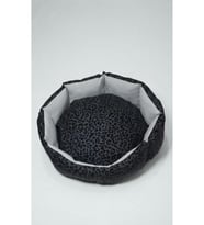 Yumuşak Yuvarlak Pet Yatağı, 60 cm, Yıkanabilir ve Elyaf Dolgulu