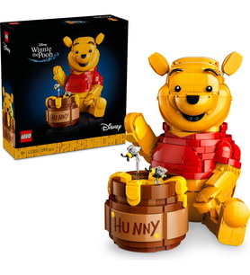 ǀ Disney Ayı Winnie 43300 - Yetişkinler Için Bal Küpü ve Minifigür Içeren Yaratıcı Dekoratif Model Y