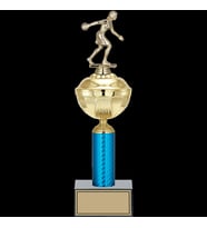 ODAK KUPA - Figürlü Kupalar - Bowling Kadın Figürlü Kupalar FG-051 B - 38 cm