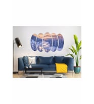 KAR KIŞ NEHİR AĞAÇLIK ORMAN MDF TABLO-0665
