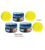 3 Adet Oto Boya Tampon Çizik Giderici Parlatıcı Pasta Cila (Süngerli) 300 Gr