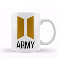 Bts Army Gift LOGIO MERCH Flowers Kupa Bardak Porselen