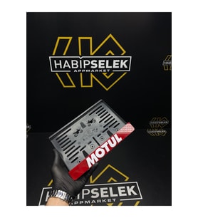 Habip Selek App Market Motül Yazılı Motor Plakalık