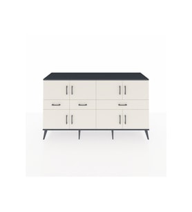 Kronos Konsol 5 Raflı 3 Çekmeceli 8 Kapaklı 176x59x99 Antrasit-Aytaşı