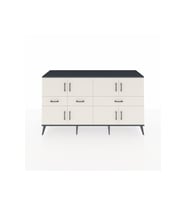 Kronos Konsol 5 Raflı 3 Çekmeceli 8 Kapaklı 176x59x99 Antrasit-Aytaşı