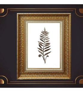 Gold Altın Kalın Çerçeveli Paspartulu Tablo c580