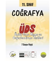 Pano Yayınları 11. Sınıf Coğrafya Ünite Değerlendirme Sınavı
