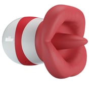 10 Fonksiyonlu USB Şarjlı Klitoris Dil Uyarıcılı Teknolojik Vibratör - Mina (Kırmızı-Beyaz)
