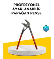 Profesyonel Ayarlı Pense Kurbağacık Ağzı Geniş Açılım