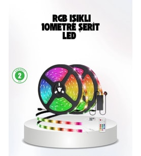 Müziğe Duyarlı Renkli Smart Şerit LED Işık USB Bağlantılı Ambiyans Aydınlatma