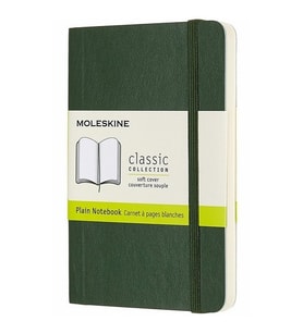 Moleskine Yumuşak Kapak Defter Mersin Yeşili (Çizgisiz - 9x14) - 9155