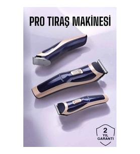 Mey İthalat® Profesyonel Şarjlı Saç ve Sakal Traş Makinesi Kolay Kullanım