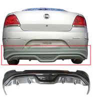 Fiat Linea Custom Arka Ek Difüzör SiyahPlastik 2007 2008 2009 2010 2011 2012 Arka-difizör-bodykit-ek