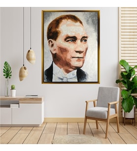 ÇERÇEVELİ ATATÜRK TABLO S144