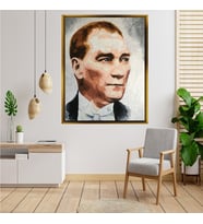ÇERÇEVELİ ATATÜRK TABLO S144