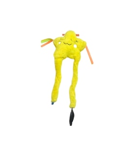 Sarı Yıldız Peluş Kedi Oyuncağı