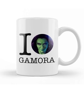 I Love Gamora Guardians of the Galaxy Kupa Bardak Porselen
